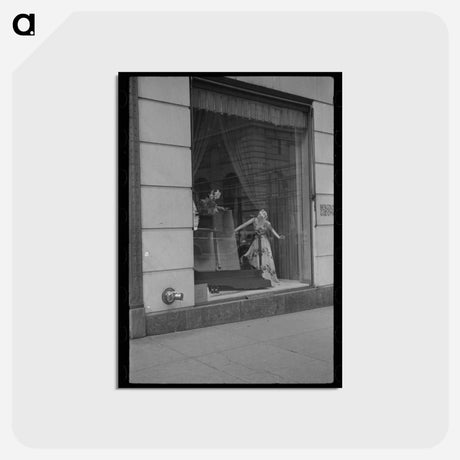 アートポストカード-Bergdorf-Goodman Window
 - ラッセル リー Postcard.