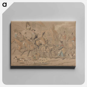 アートパネル-The Sporting Parson: "He Sends Mother Eve's Apples Flying"
 - イェール大学アートギャラリー Canvas.