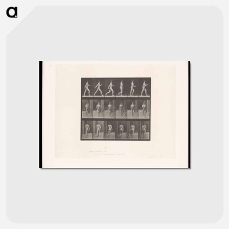アートポストカード-Naked Man Walking
 - エドワード マイブリッジ Postcard.