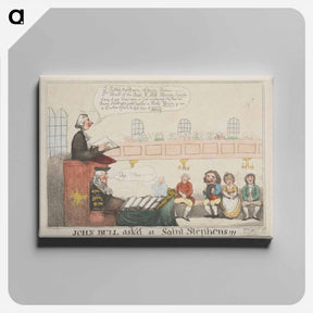 アートパネル-John Bull Ask'd at Saint Stephens
 - イェール大学アートギャラリー Canvas.