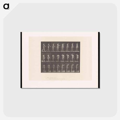 アートポストカード-Woman with Goblet
 - エドワード マイブリッジ Postcard.