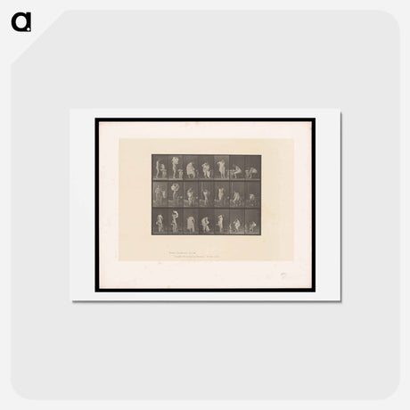 アートポストカード-Putting on Undergarments
 - エドワード マイブリッジ Postcard.