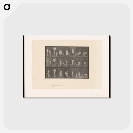 アートポストカード-Putting on Undergarments
 - エドワード マイブリッジ Postcard.