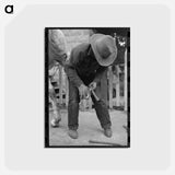 アートポストカード-Mormon Farmer Shoeing a Horse
 - ラッセル リー Postcard.