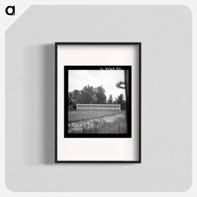 アートポスター-Untitled photo, possibly related to: Note on industrialization of the South. Meridian, Mississippi - ドロテア ラング Poster.