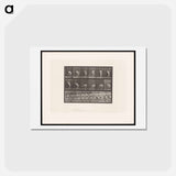 アートポストカード-Man with Pickaxe
 - エドワード マイブリッジ Postcard.
