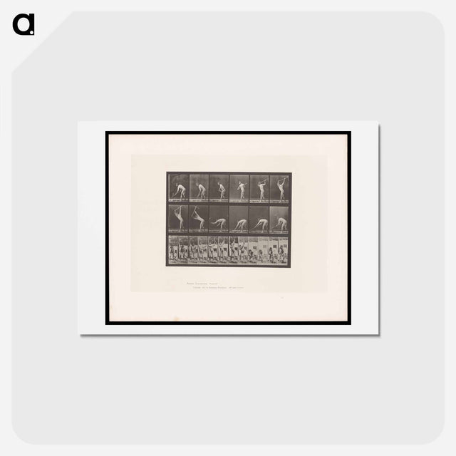 アートポストカード-Man with Pickaxe
 - エドワード マイブリッジ Postcard.