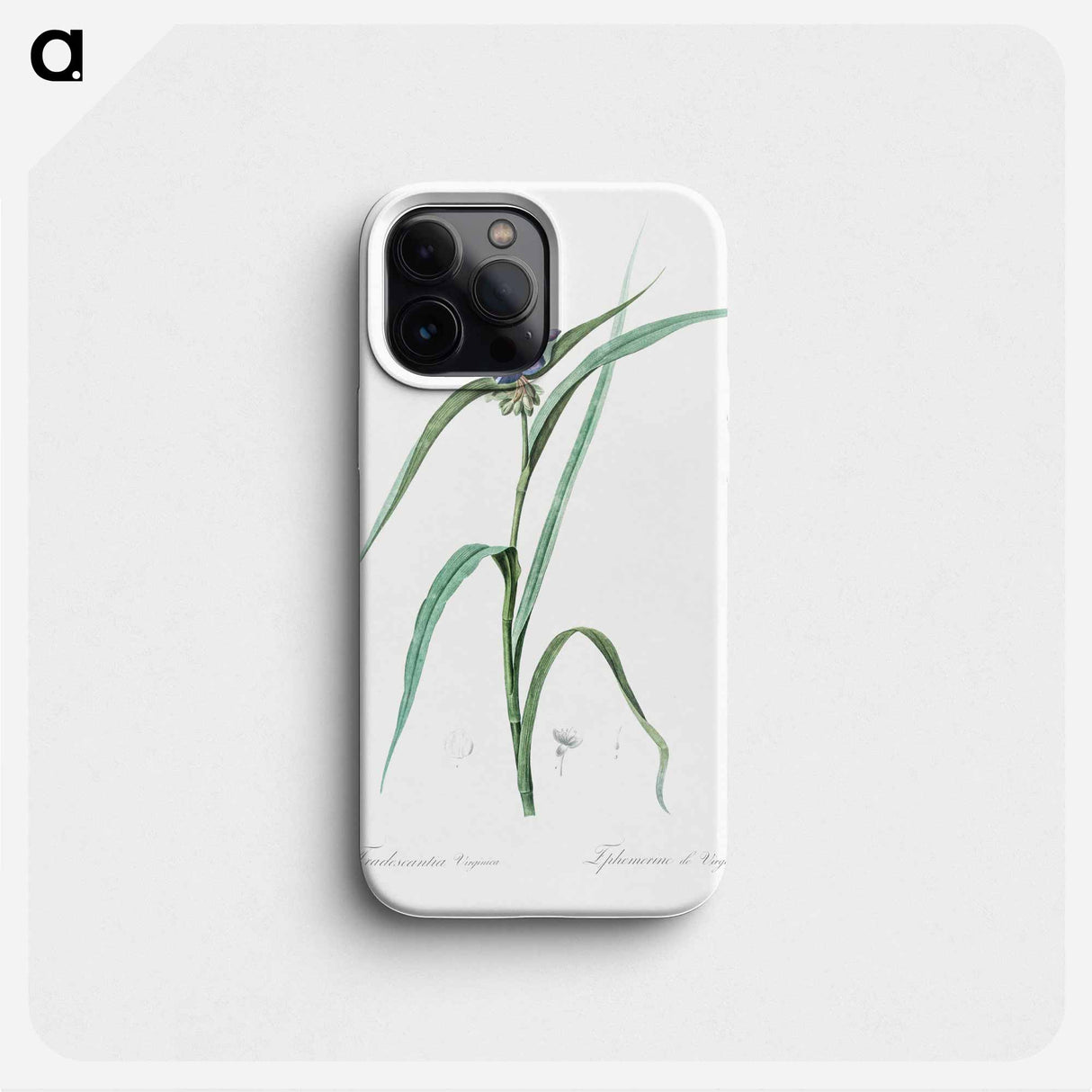 Virginia spiderwort - Pierre Joseph Redouté Phone Case.