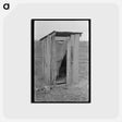 アートポストカード-Sharecropper's Privy
 - ラッセル リー Postcard.