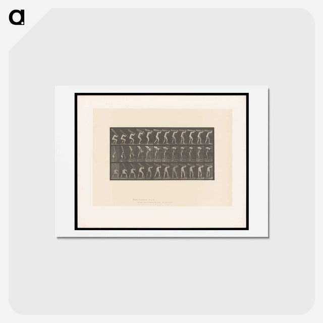 アートポストカード-Man with Trunk
 - エドワード マイブリッジ Postcard.