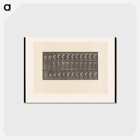 アートポストカード-Man with Trunk
 - エドワード マイブリッジ Postcard.