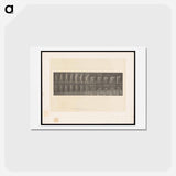 アートポストカード-Naked Woman Picking Up a Ball
 - エドワード マイブリッジ Postcard.