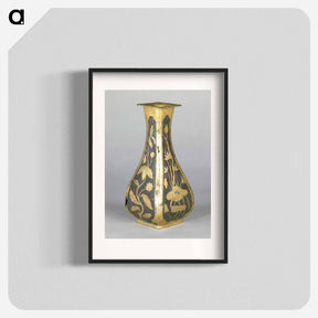 アートポスター-Vase with Floral Panels
 - セントルイス美術館 Poster.