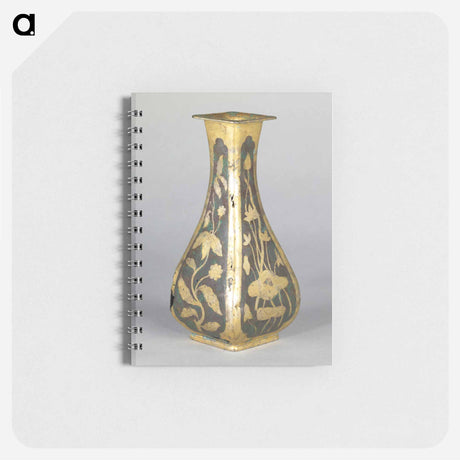 アートメモ帳-Vase with Floral Panels
 - セントルイス美術館 Memo.