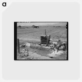 アートポストカード-Irrigation Pump at Solomonsville
 - ラッセル リー Postcard.