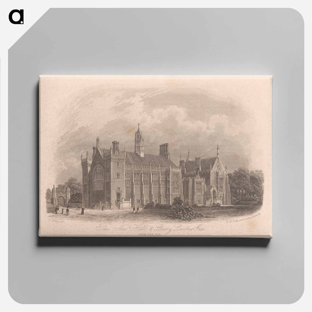 アートパネル-The New Hall and Library, Lincoln's Inn from the South East
 - イェール大学アートギャラリー Canvas.