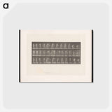 アートポストカード-Woman with Water Bowl
 - エドワード マイブリッジ Postcard.