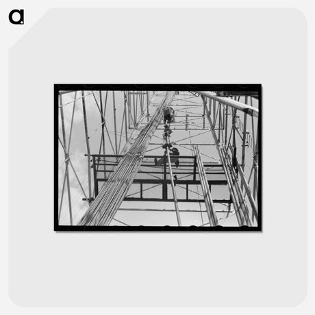 アートポストカード-Oklahoma Derrick
 - ラッセル リー Postcard.