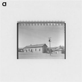 アートメモ帳-High school in Escalante, Utah - ドロテア ラング Memo.
