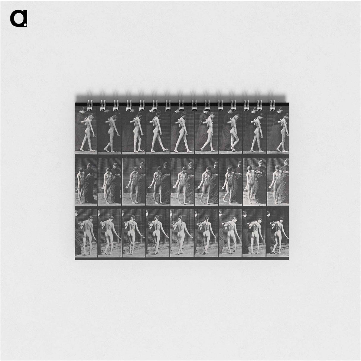 アートメモ帳-Collotype of a Girl with Nurse
 - エドワード マイブリッジ Memo.