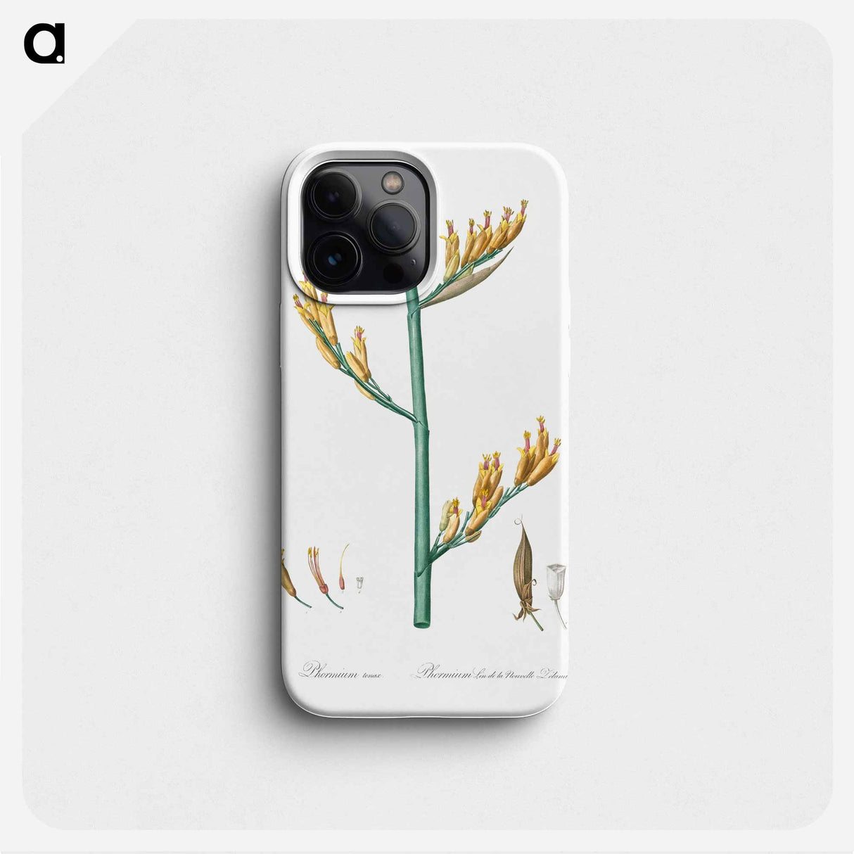 New Zealand flax illustration - ピエール ジョゼフ ルドゥーテ Phone Case.