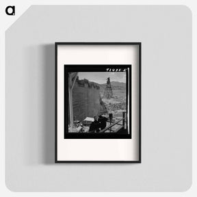 アートポスター-Shasta Dam Construction
 - ラッセル リー Poster.