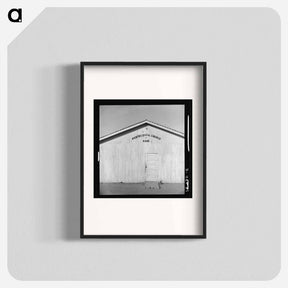 アートポスター-Untitled photo, possibly related to: Migrants from the Southwest bring their institutions with them. Salinas Valley, California - ドロテア ラング Poster.