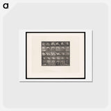 アートポストカード-Leaping Figure
 - エドワード マイブリッジ Postcard.