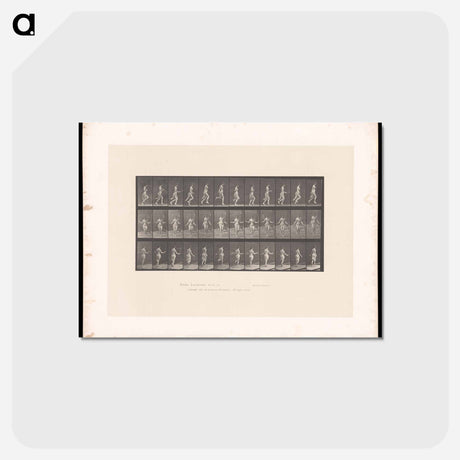 アートポストカード-Skipping Woman
 - エドワード マイブリッジ Postcard.