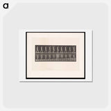 アートポストカード-Naked Woman Walking
 - エドワード マイブリッジ Postcard.