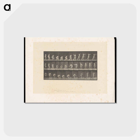 アートポストカード-Woman Throwing a Ball
 - エドワード マイブリッジ Postcard.