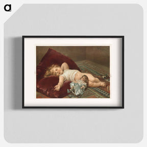 アートポスター-Sleeping Baby
 - ボストン公共図書館 Poster.