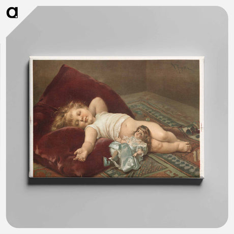 アートパネル-Sleeping Baby
 - ボストン公共図書館 Canvas.