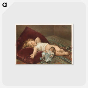 アートポストカード-Sleeping Baby
 - ボストン公共図書館 Postcard.