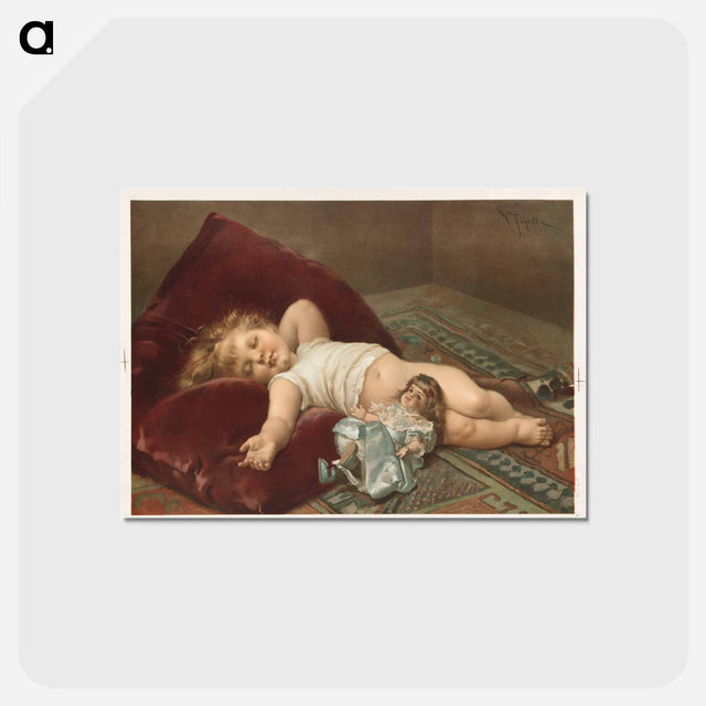 アートポストカード-Sleeping Baby
 - ボストン公共図書館 Postcard.