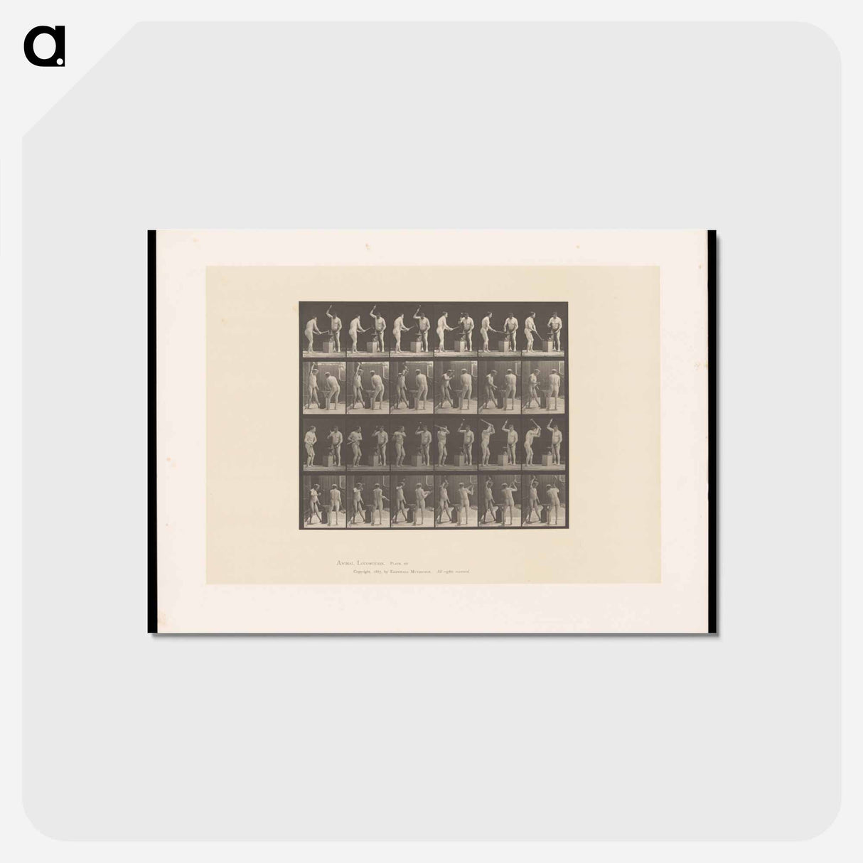 アートポストカード-The Blacksmiths
 - エドワード マイブリッジ Postcard.
