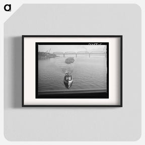 アートポスター-Log Rafts, Willamette River
 - ラッセル リー Poster.