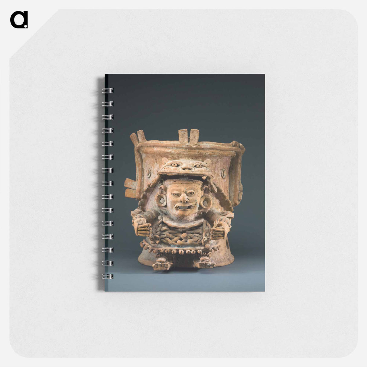 アートメモ帳-Incense Burner with Figure
 - セントルイス美術館 Memo.
