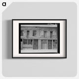 Crumbling buildings in Tombstone, Arizona - Dorothea Lange Poster.