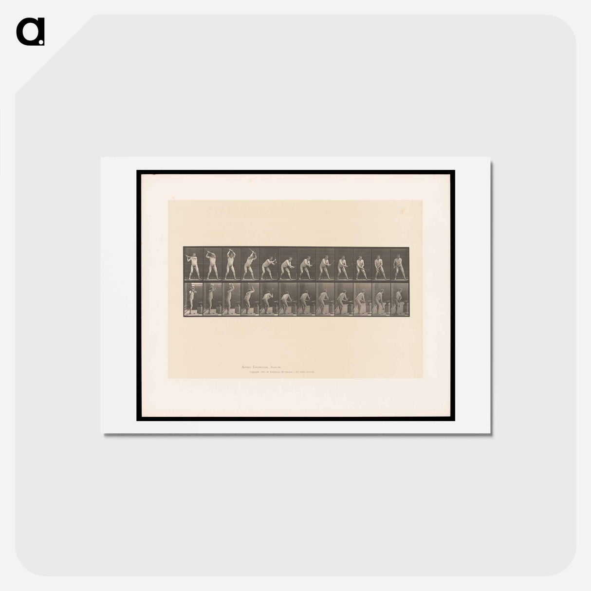 アートポストカード-The Blacksmith
 - エドワード マイブリッジ Postcard.