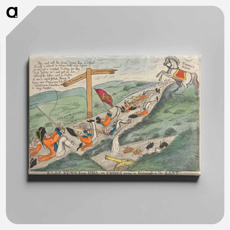 アートパネル-Rare News from India, or, Things going on Swimmingly in the East
 - イェール大学アートギャラリー Canvas.