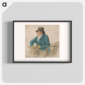 アートポスター-William Molyneaux, second Earl of Sefton: on a Box Seat, Holding Reins and Whip
 - イェール大学アートギャラリー Poster.