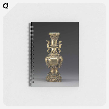 アートメモ帳-Lobed Vase with Animal Handles
 - セントルイス美術館 Memo.