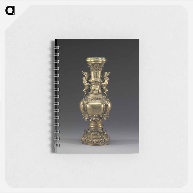 アートメモ帳-Lobed Vase with Animal Handles
 - セントルイス美術館 Memo.