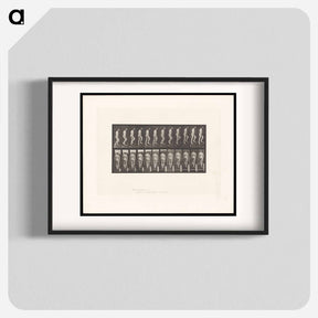 アートポスター-Naked Man Ascending Stairs
 - エドワード マイブリッジ Poster.