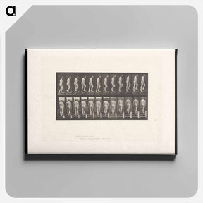 アートパネル-Naked Man Ascending Stairs
 - エドワード マイブリッジ Canvas.