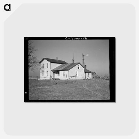 アートポストカード-Armstrong's Farmhouse
 - ラッセル リー Postcard.