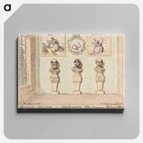 アートパネル-Design for the New Gallery of Busts and Pictures
 - イェール大学アートギャラリー Canvas.