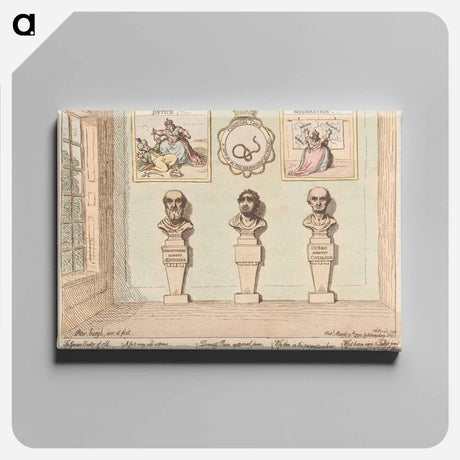 アートパネル-Design for the New Gallery of Busts and Pictures
 - イェール大学アートギャラリー Canvas.