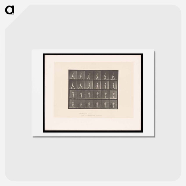 アートポストカード-Naked Woman Walking
 - エドワード マイブリッジ Postcard.